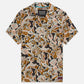 White Smoke חולצה מכופתרת קצרה לגברים Printed Viscose SCOTCH & SODA