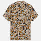 White Smoke חולצה מכופתרת קצרה לגברים Printed Viscose SCOTCH & SODA