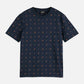 Dark Slate Gray טי שירט קצרה לגברים Classic Logo SCOTCH & SODA