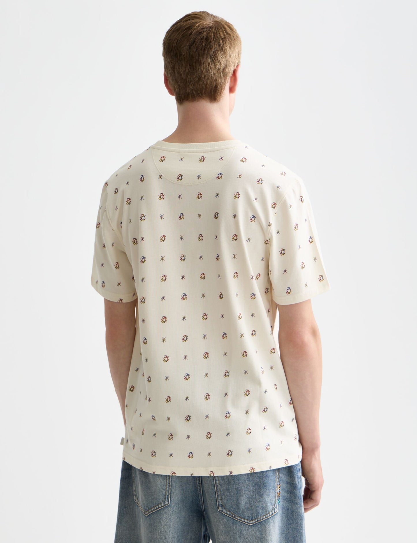 Lavender טי שירט קצרה לגברים Micro-Printed SCOTCH & SODA