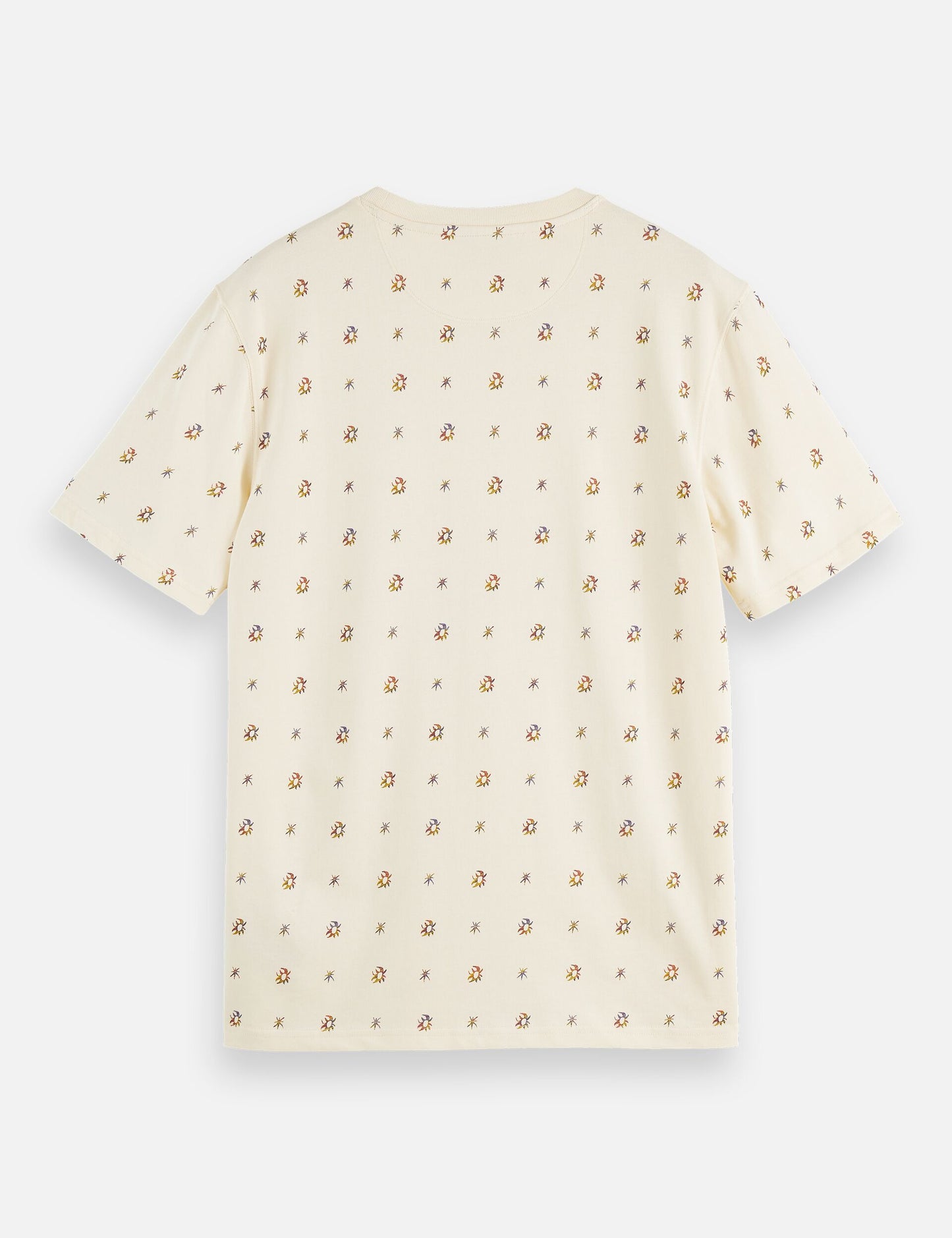 Antique White טי שירט קצרה לגברים Micro-Printed SCOTCH & SODA
