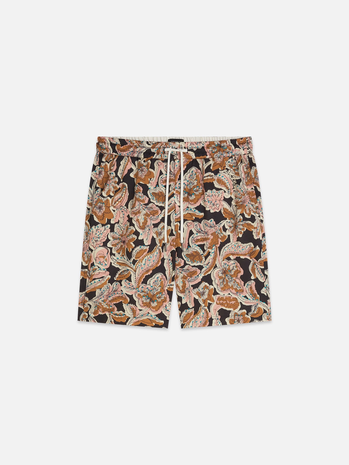 Rosy Brown מכנסיים קצרים לגברים Fave Printed Tencel SCOTCH & SODA