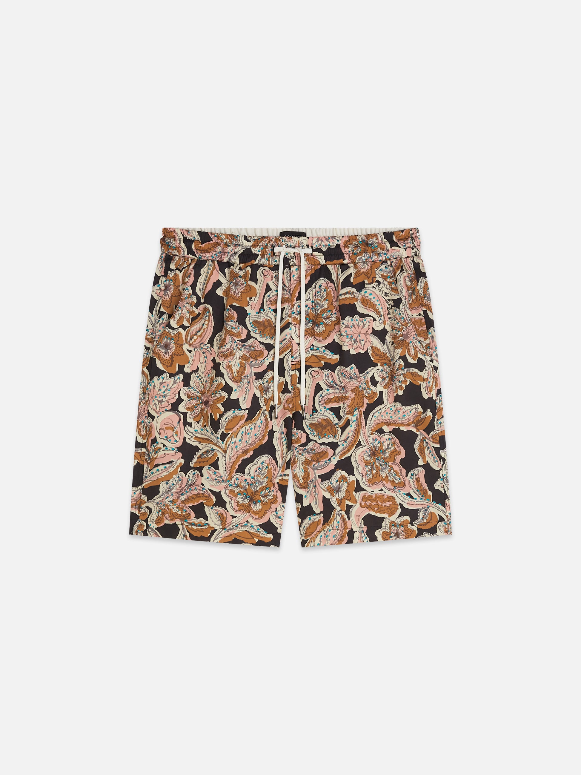 Rosy Brown מכנסיים קצרים לגברים Fave Printed Tencel SCOTCH & SODA