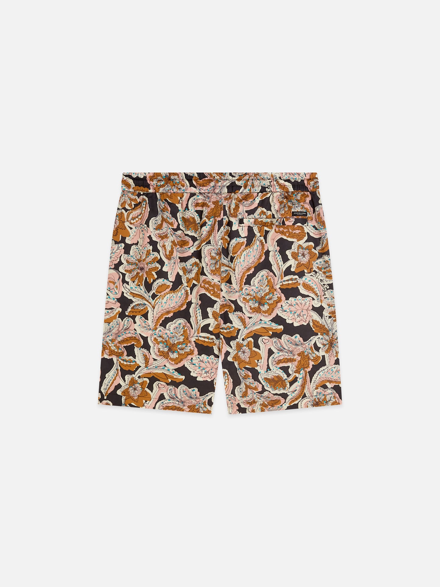Dark Gray מכנסיים קצרים לגברים Fave Printed Tencel SCOTCH & SODA