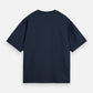 Dark Slate Gray CROSS-STITCHED FRONT ARTWORK LOOSE-FIT T-SHIRT טי שירט קצרה SCOTCH & SODA