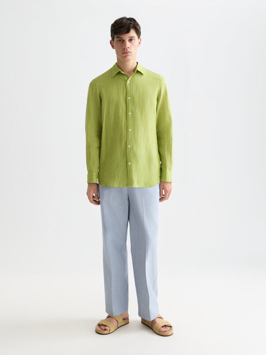 Lavender חולצה מכופתרת ארוכה לגברים Essential SCOTCH & SODA