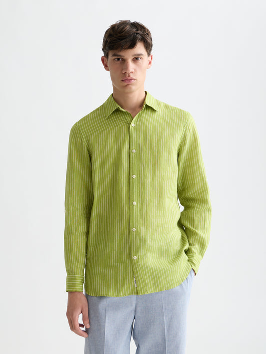 Lavender חולצה מכופתרת ארוכה לגברים Essential SCOTCH & SODA