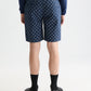 White Smoke מכנסיים קצרים לגברים Stuart Printed Stretch SCOTCH & SODA