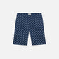 Dark Slate Gray מכנסיים קצרים לגברים Stuart Printed Stretch SCOTCH & SODA