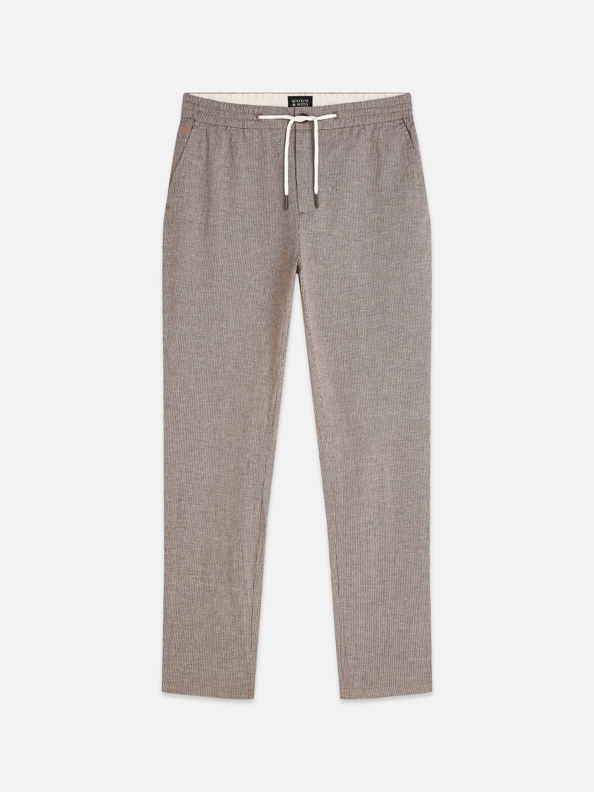 Light Slate Gray מכנסיים ארוכים לגברים Warren Yarn-Dyed SCOTCH & SODA