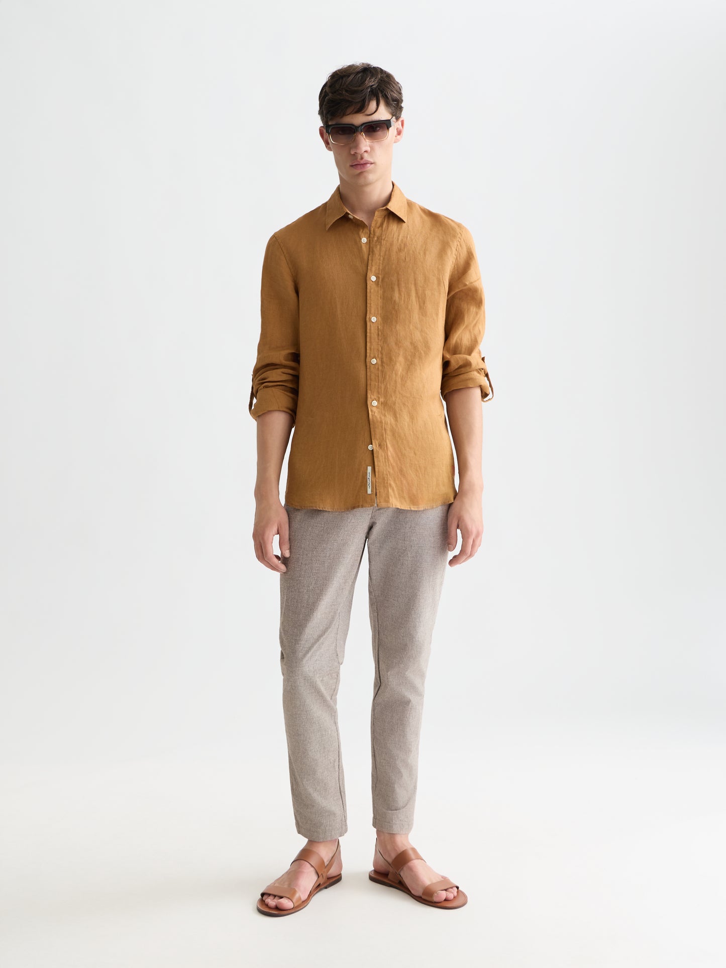 Lavender מכנסיים ארוכים לגברים Warren Yarn-Dyed SCOTCH & SODA
