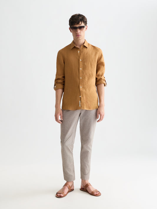 Lavender מכנסיים ארוכים לגברים Warren Yarn-Dyed SCOTCH & SODA