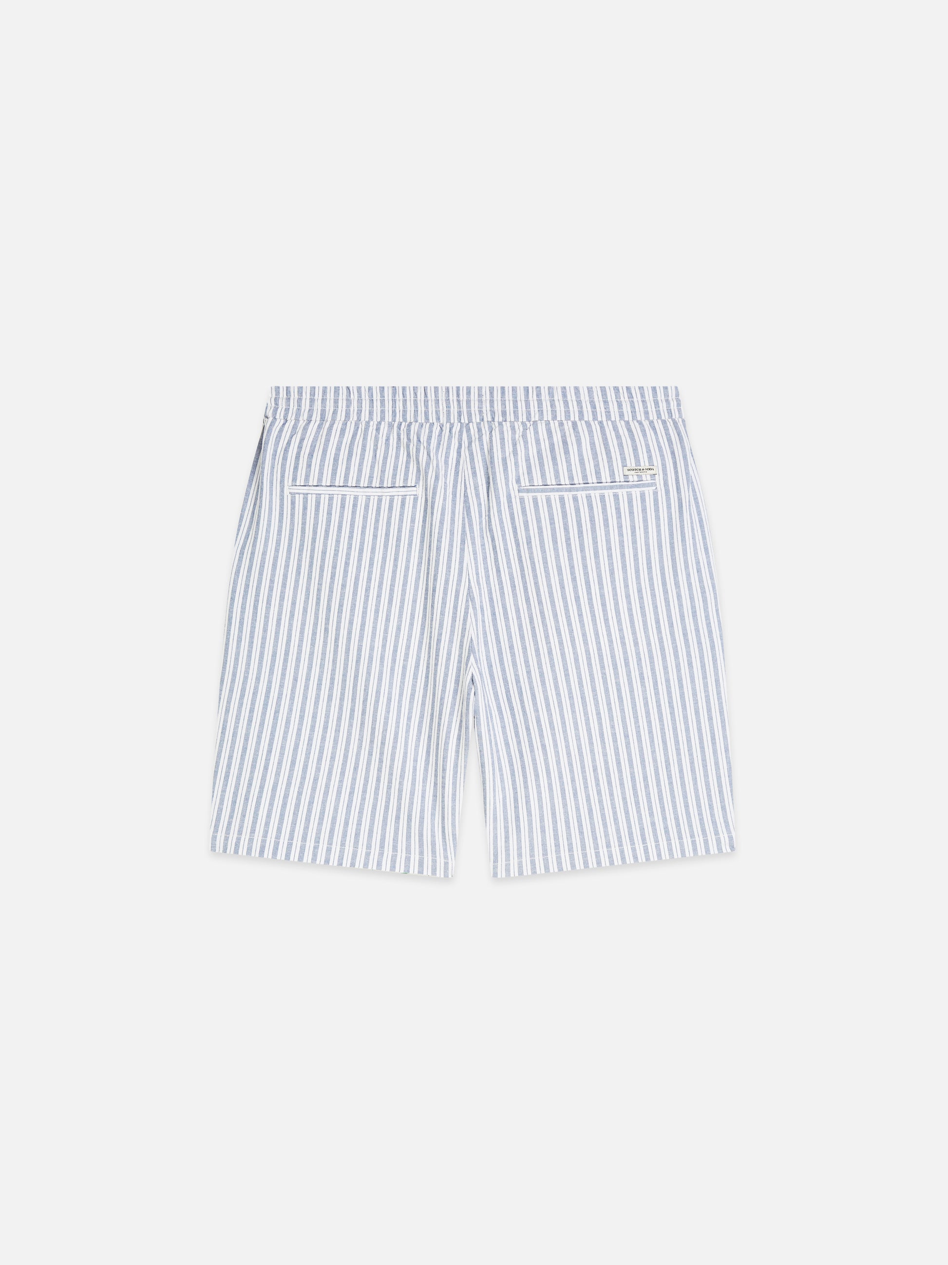 Light Gray מכנסיים קצרים לגברים Fave Cottonlinen SCOTCH & SODA