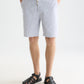 White Smoke מכנסיים קצרים לגברים Fave Cottonlinen SCOTCH & SODA