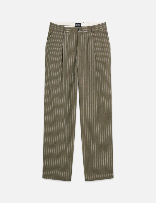 Dim Gray מכנסיים ארוכים לגברים Pleated Chino SCOTCH & SODA
