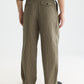 Dark Olive Green מכנסיים ארוכים לגברים Pleated Chino SCOTCH & SODA
