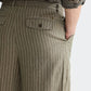 Dark Olive Green מכנסיים ארוכים לגברים Pleated Chino SCOTCH & SODA