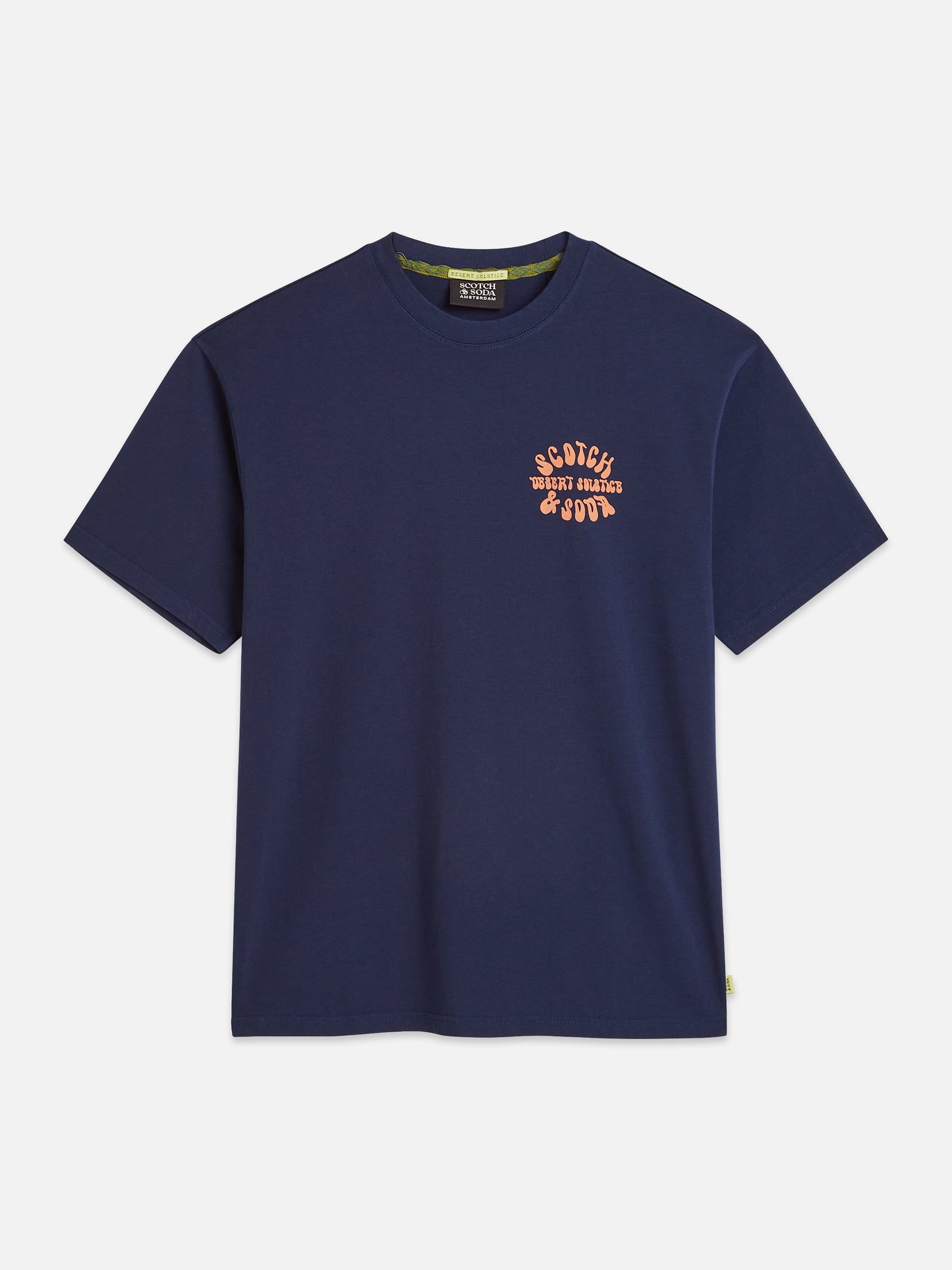 Dark Slate Gray סווטשירט קצר לגברים Front And Back Artwork SCOTCH & SODA