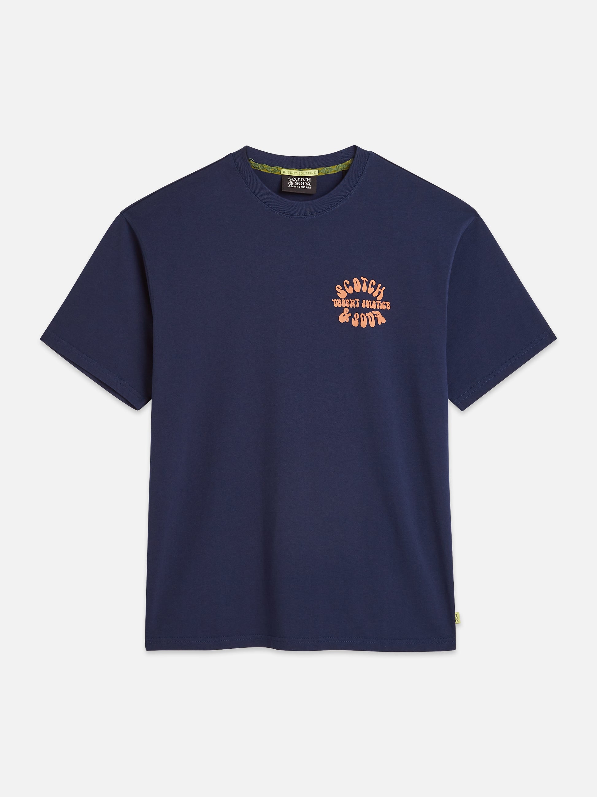 Dark Slate Gray סווטשירט קצר לגברים Front And Back Artwork SCOTCH & SODA