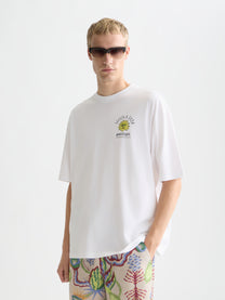 Gray טי שירט קצרה לגברים Classic Logo SCOTCH & SODA