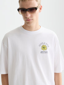 Lavender טי שירט קצרה לגברים Classic Logo SCOTCH & SODA