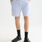 White Smoke מכנסי בגד ים מודפסים לגברים Printed Midlength Swim Shorts SCOTCH & SODA
