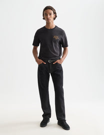 White Smoke טי שירט קצרה לגברים Left Chest Artwork SCOTCH & SODA