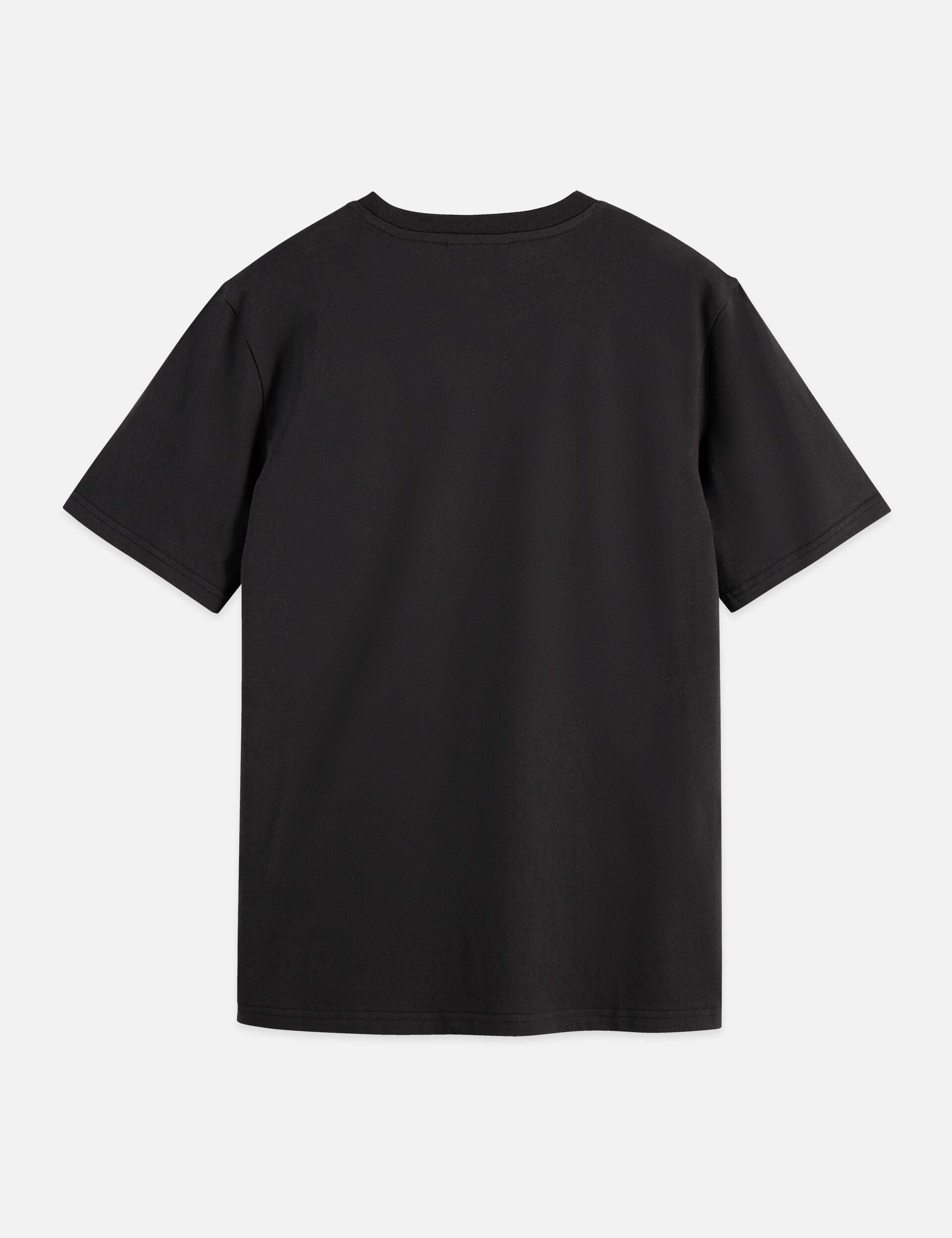 Dark Slate Gray טי שירט קצרה לגברים Left Chest Artwork SCOTCH & SODA