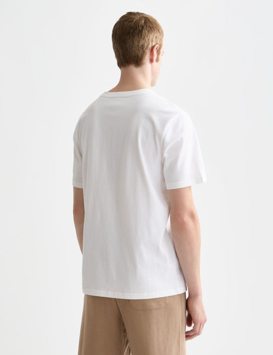 Gray טי שירט קצרה לגברים chest artwork SCOTCH & SODA