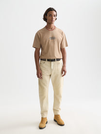 White Smoke טי שירט קצרה לגברים Artwork SCOTCH & SODA