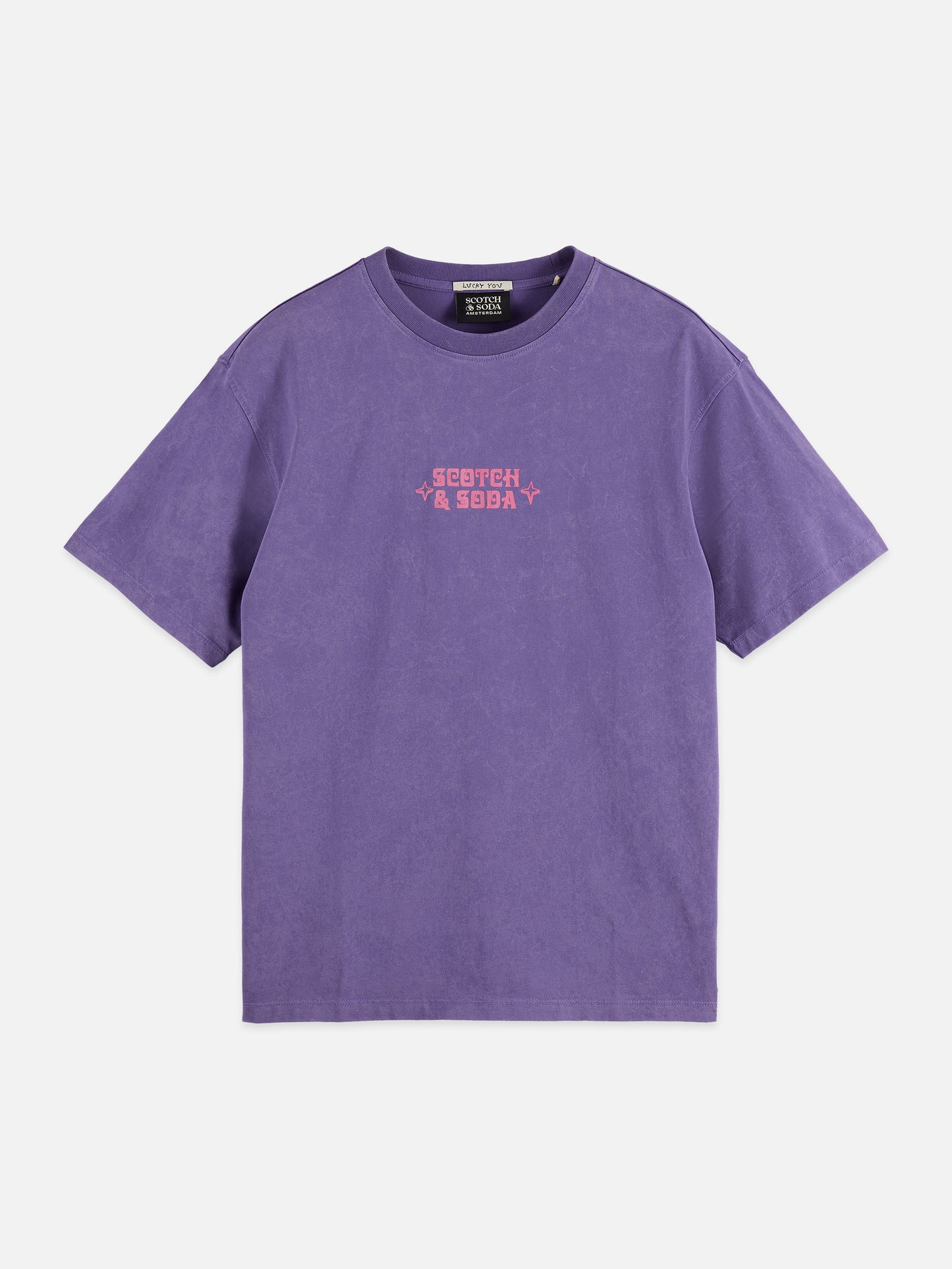 Slate Gray טי שירט קצרה לגברים Artwork SCOTCH & SODA