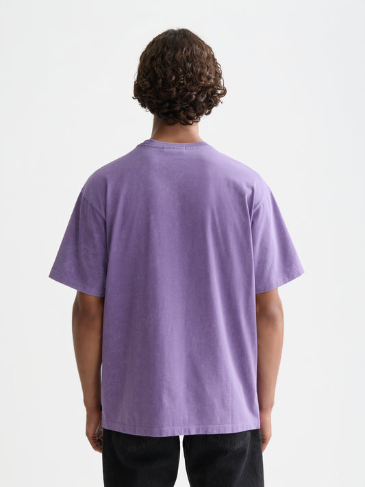Lavender טי שירט קצרה לגברים Classic Logo SCOTCH & SODA