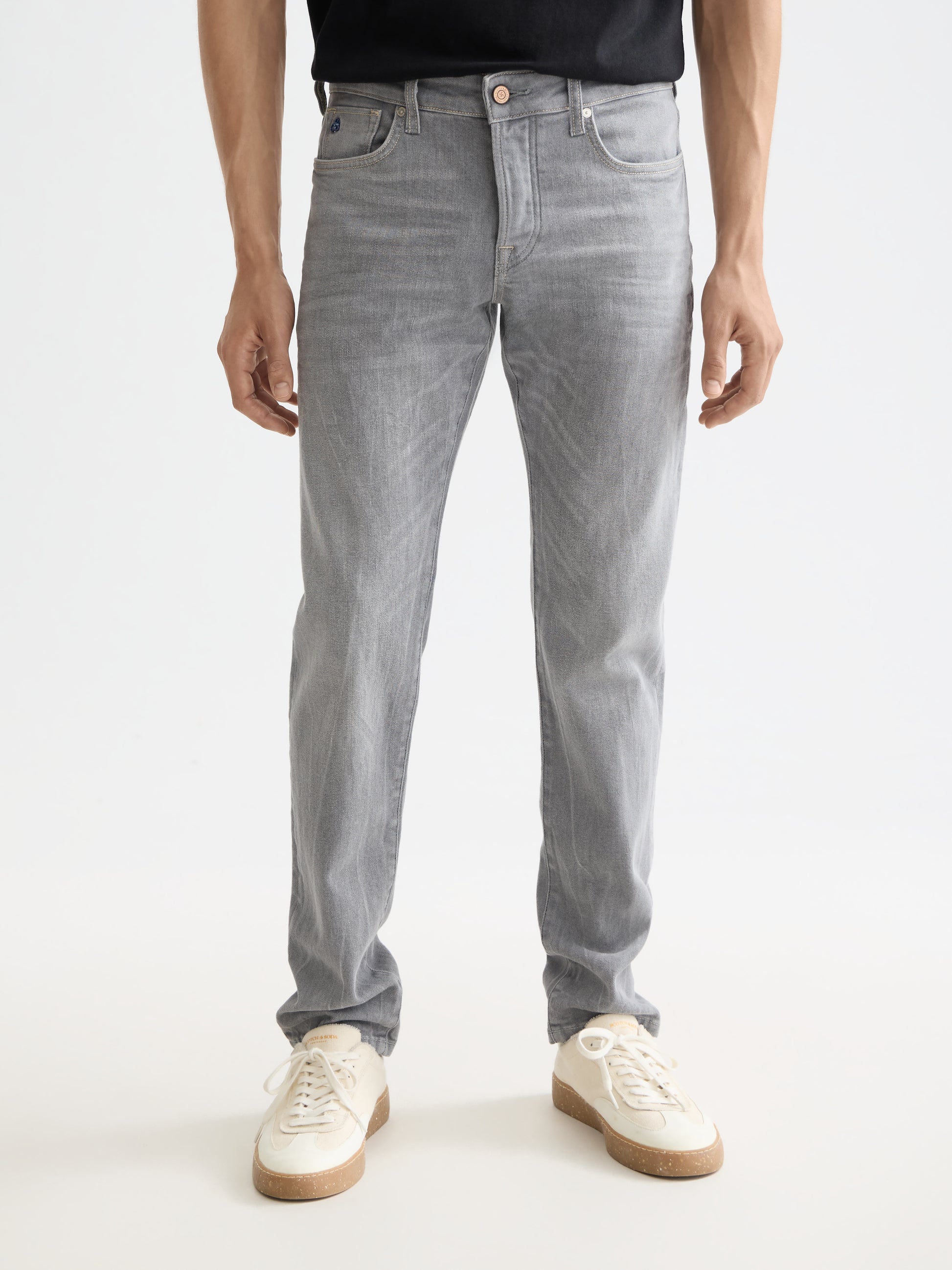 White Smoke ג'ינס ארוך לגברים Straight Fit SCOTCH & SODA