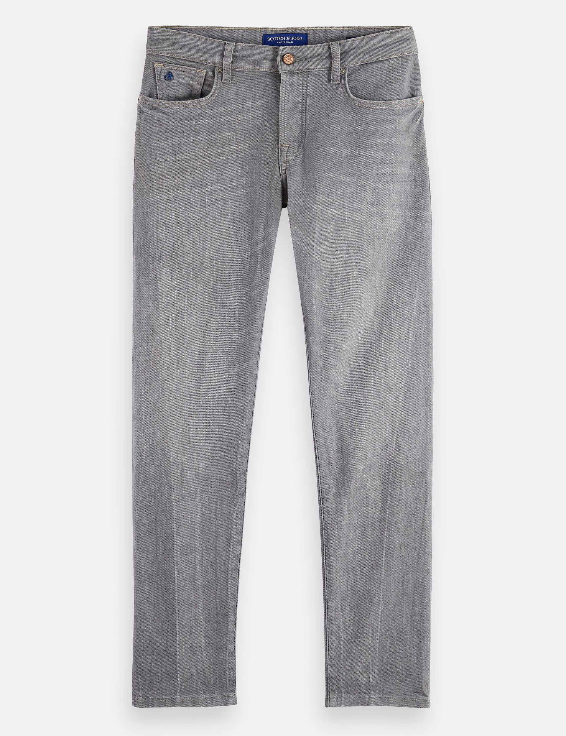 Light Slate Gray ג'ינס ארוך לגברים Straight Fit SCOTCH & SODA