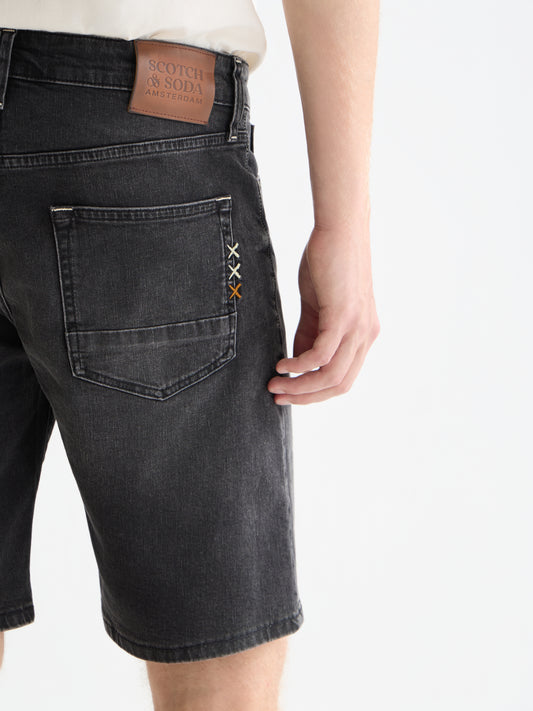 White Smoke RALSTON REGULAR SLIMFIT JEANS SHORT ג'ינס קצר SCOTCH & SODA