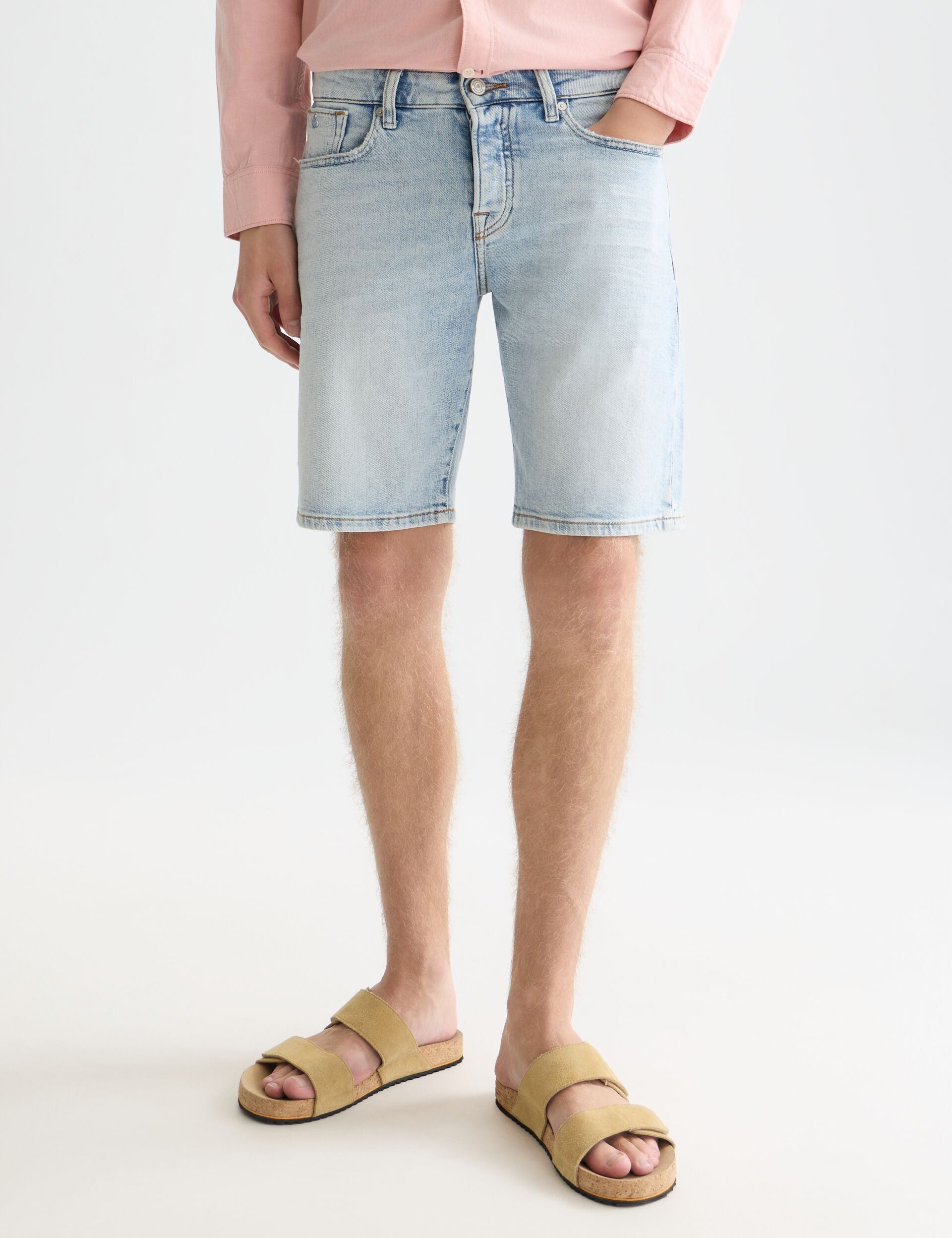 Misty Rose ברמודת ג׳ינס לגברים Ralston - Slim Fit SCOTCH & SODA
