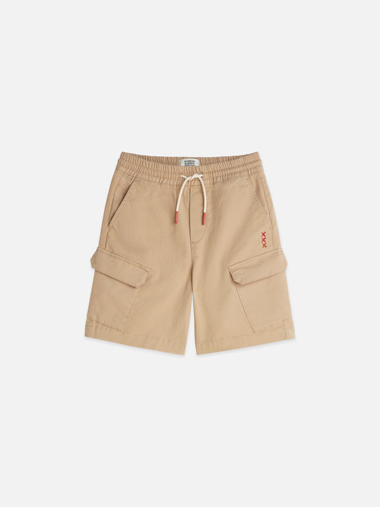 Tan LIGHTWEIGHT COTTON CARGO SHORTS מכנסיים קצרים SCOTCH & SODA