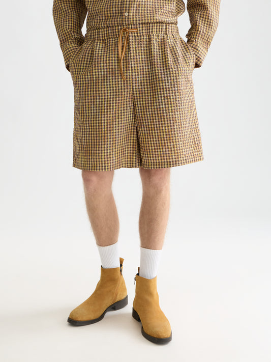 Misty Rose מכנסיים קצרים לגברים Cotton Seersucker SCOTCH & SODA