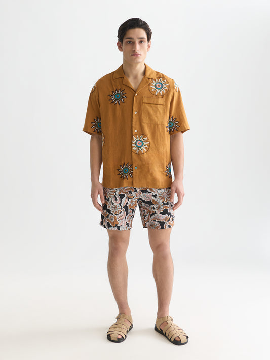 Seashell PRINTED MIDLENGTH SWIM SHORTS בגד ים SCOTCH & SODA