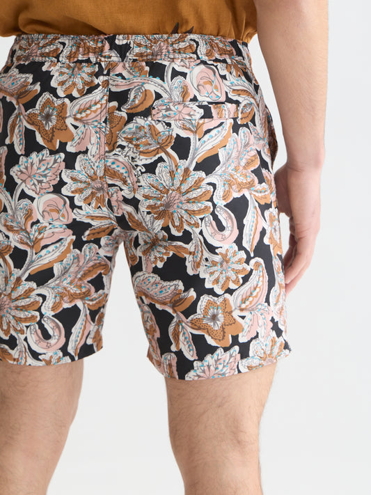 Lavender PRINTED MIDLENGTH SWIM SHORTS בגד ים SCOTCH & SODA