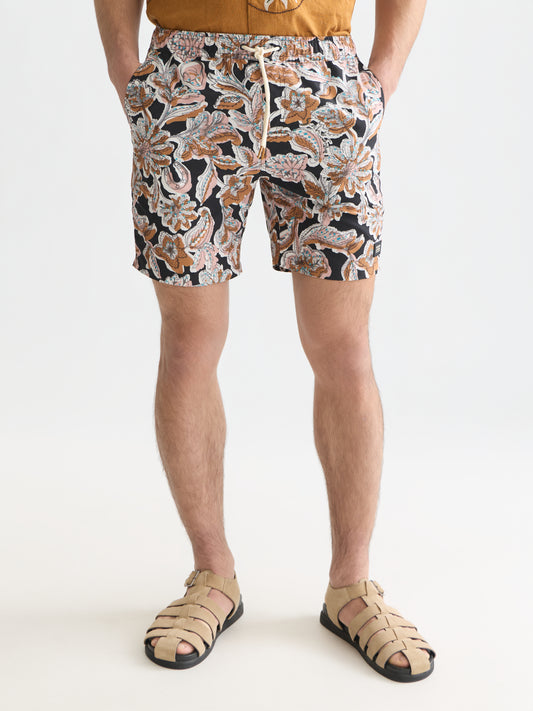 Lavender PRINTED MIDLENGTH SWIM SHORTS בגד ים SCOTCH & SODA