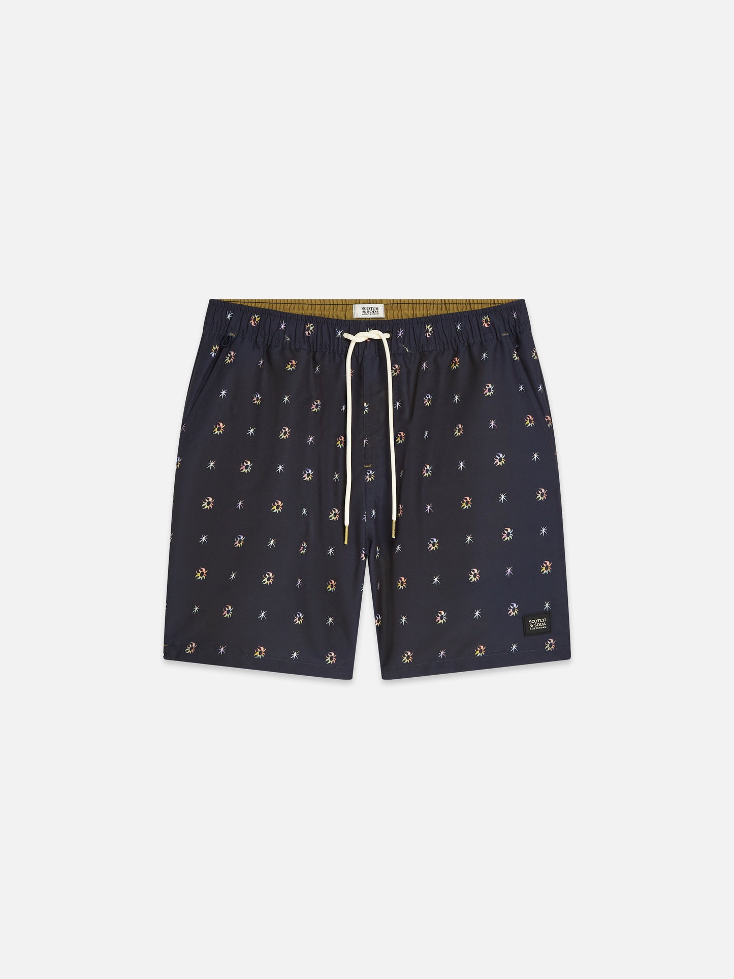Dark Slate Gray בגד ים לגברים Mini Print SCOTCH & SODA