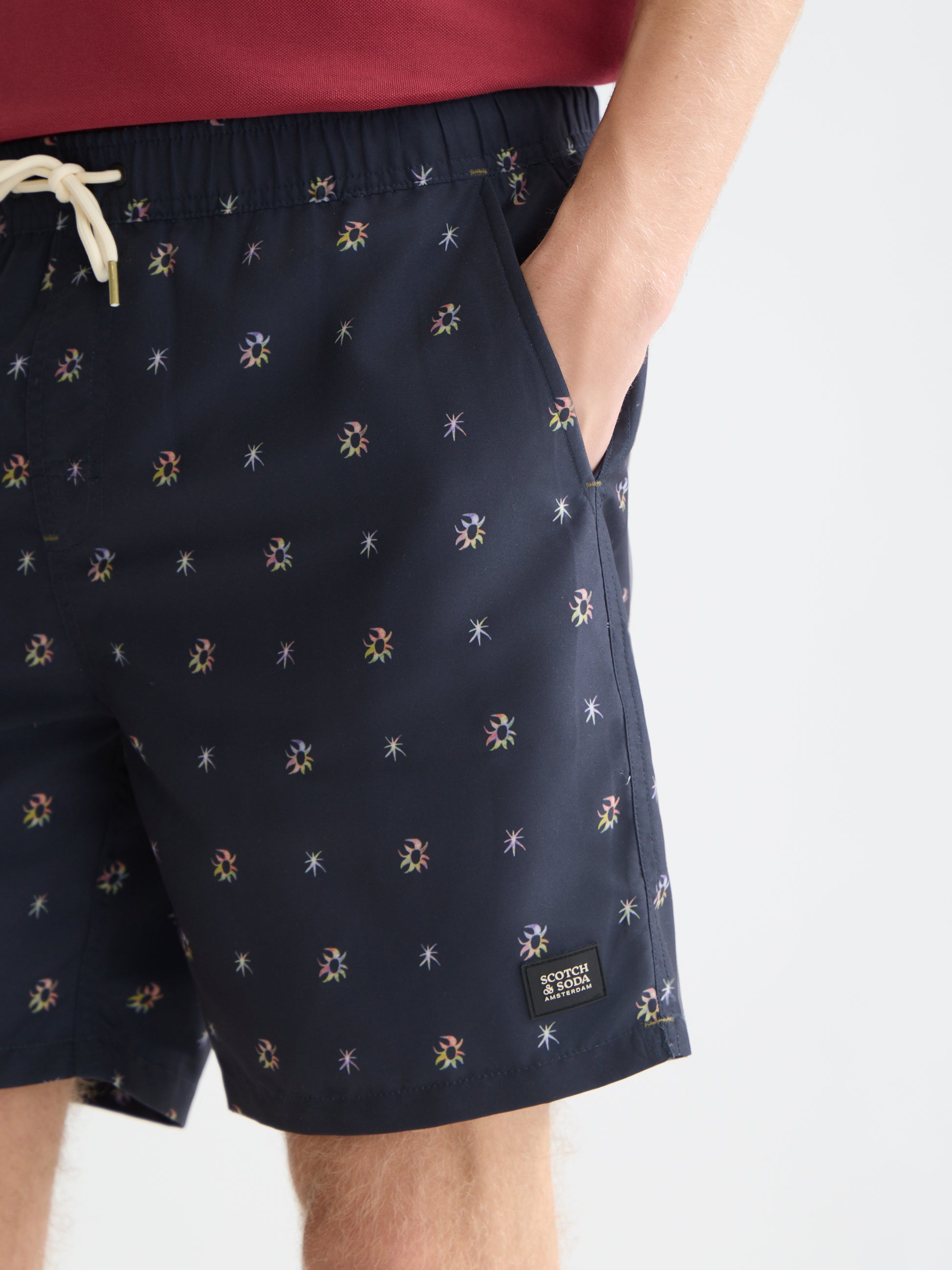 Lavender בגד ים לגברים Mini Print SCOTCH & SODA