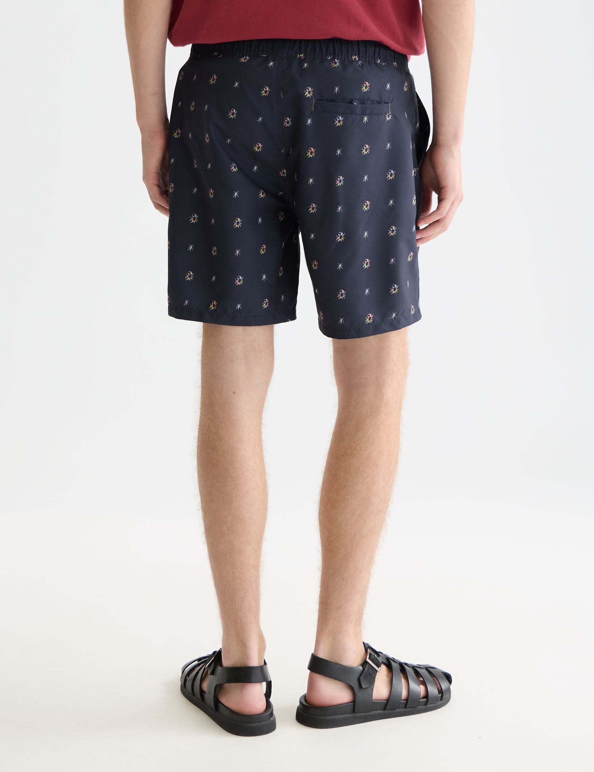 White Smoke בגד ים לגברים Mini Print SCOTCH & SODA