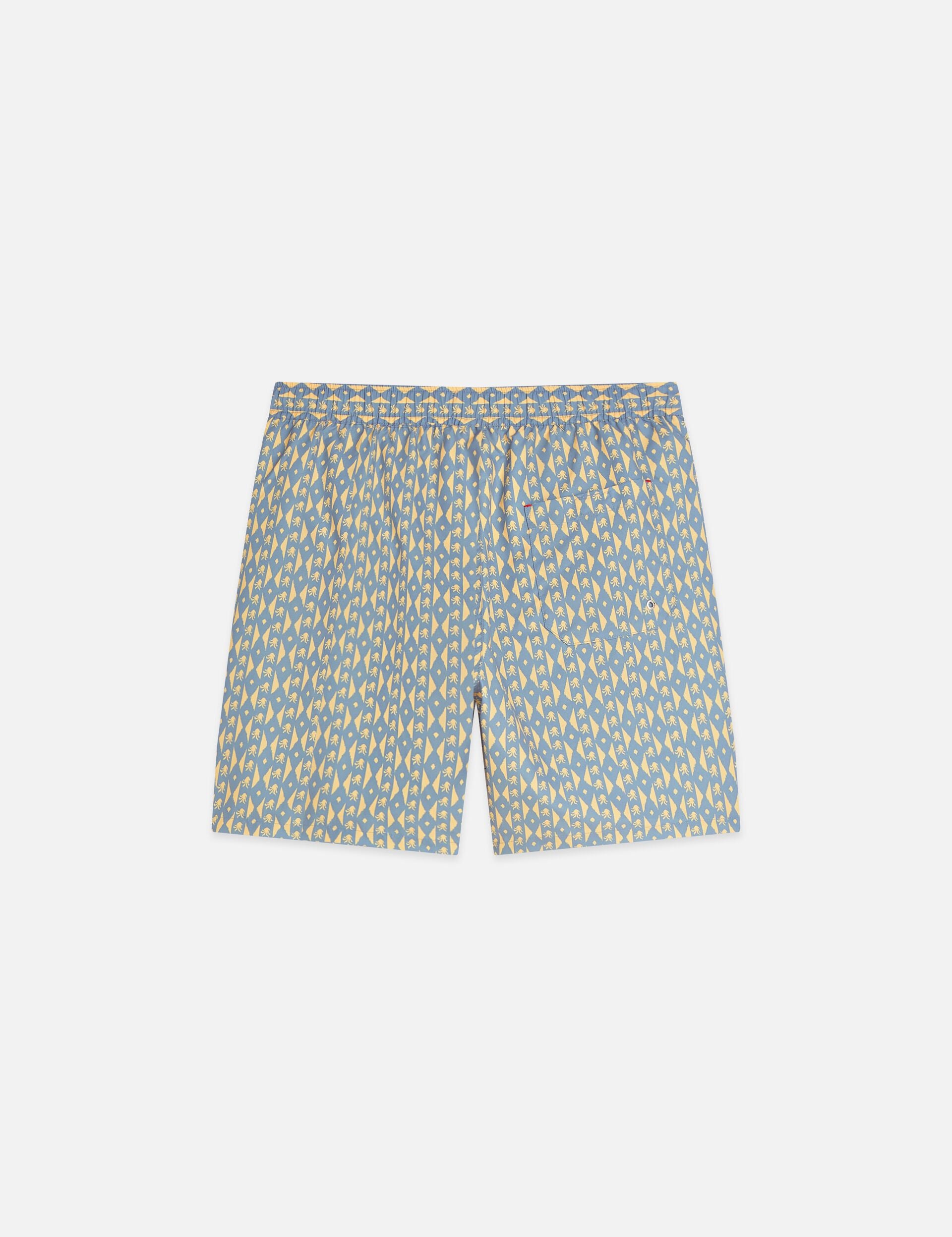 Dark Gray בגד ים לגברים Printed Mid-Length SCOTCH & SODA