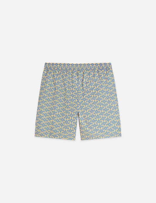 Dark Gray PRINTED MIDLENGTH SWIM SHORTS בגד ים SCOTCH & SODA