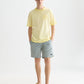 White Smoke בגד ים לגברים Printed Mid-Length SCOTCH & SODA