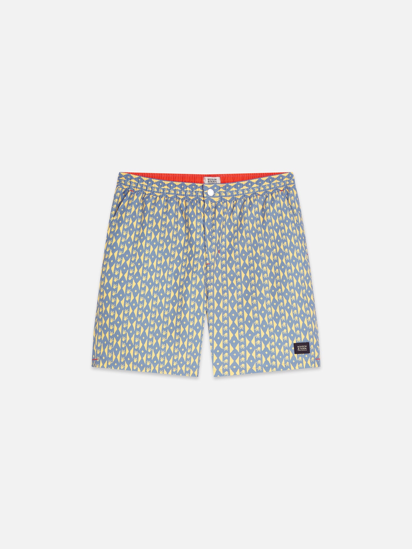 Dark Gray בגד ים לגברים Printed Mid-Length SCOTCH & SODA