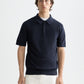 Lavender CORE STRUCTURED KNITTED REGULAR FIT POLO חולצת פולו קצרה SCOTCH & SODA