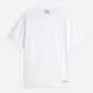 White Smoke CORE RAW-EDGED RELAXED-FIT GARMENT-DYED T-SHIRT טי שירט קצרה SCOTCH & SODA